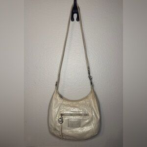 Coach Poppy Cream Shoulder Bag